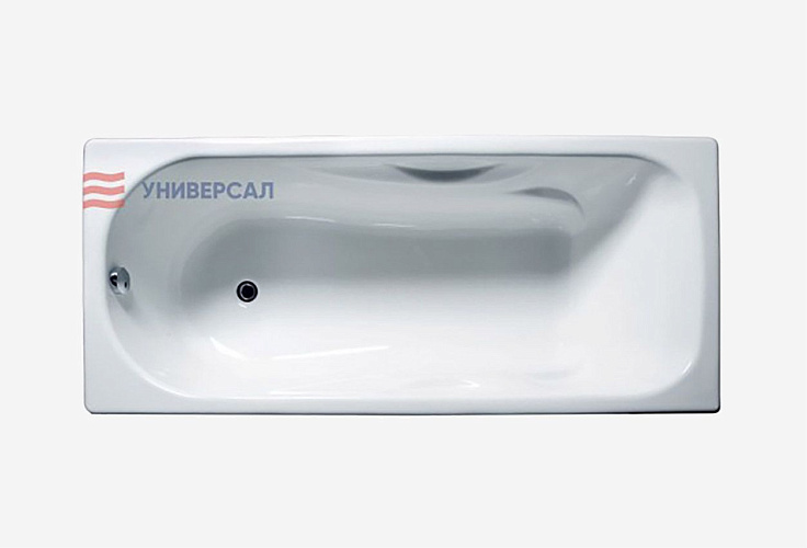 Универсал Чугунная ванна Сибирячка 150x75